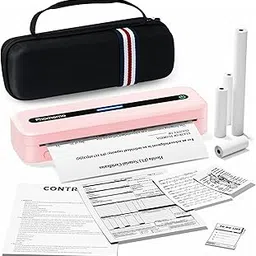 Phomemo Portable Printers Wireless for Travel, M832 Bluetooth Inkless Thermal Printer, Support 8.5''x11'' US Letter & A4 Size, Small Compact Mobile Printer for Phone Laptop, with Case & 4 Rolls Paper-picture-20
