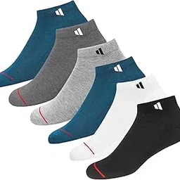 Men And Women Solid Ankle Length Cotton Socks (Pack Of 6, Multicolor)-image-16