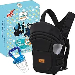 Mom's Pride 3 in 1 Baby Carrier Carry Bag Backpack Sling Back Position- Front Position Carrier with Soother (Black-TB+Soother)-picture-58