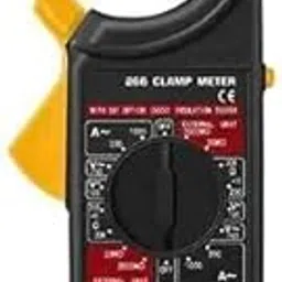 SP Digital Multimeters meter with LCD display Digital Multimeter (2000 Counts) Digital Clamp Ampere AC DC Voltage Multi Meter Current OHM Tester (DT-266)-image-0