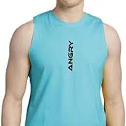 friskers Men Angry Printed Cotton Sleeveless T-Shirt, Gym Vest-picture-10
