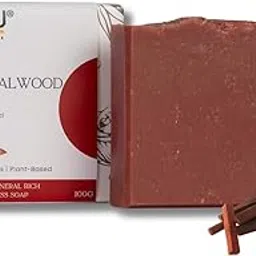 Red Sandalwood Soap Bar | Original Rakt Chandan for De-Tan, Skin Brightening & Glowing Skin | 100% Pure Sandalwood Oil Cold Process Soap for Men & Women | 100g-picture-21