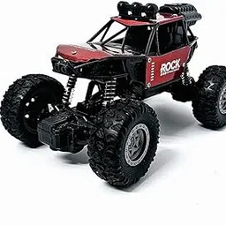 Remote Control Remote Control Monster Truck with Mist Spray | 1:18 Scale High-Speed Off-Road RC Truck for Kids | Monster Climbing Car with Lights (Red)-image-77