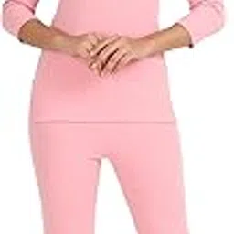 selfcare Women Cotton Blend Thermal Top and Pyjama Set (Pack of 1 Set)-picture-36