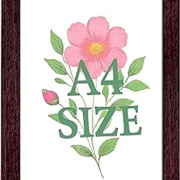 PHOTON A4 Photo Frame for Wall Décor – Brown, 8.3 x 11.7 Inch | Classic Wood Finish | Ideal for Home, Office & Gifting | Wall Mount & Tabletop Display (1 Piece)-picture-20