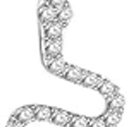 fizzoqi Little Snake No-Punch Belly Button Ring | Clip-On Snake Design Navel Jewelry for Women & Girls-picture-19