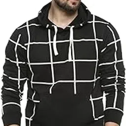 campus sutra Men's Regular Fit Sweatshirt with Hoodie for Casual Wear | Cotton Full Sleeve Sweatshirt Crafted with Comfort Fit and High Performance for Everyday Wear-picture-55