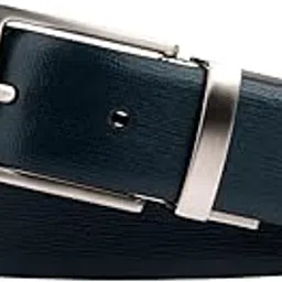 don miller Men's Metro Luxe Formal Smooth Reversible Premium Leather Belt with Brushed Nickel Reversible Buckle-picture-19