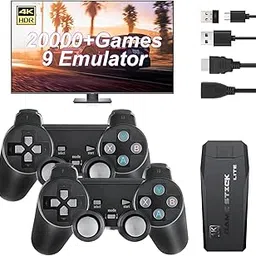New Video Game Hdmi Wireless Gaming Console Stick Video Games Built-In 20,000+ Classic Games 8 Bit Mini Retro Controller Hdmi Output Dual Player- 4K Ultra HD Game Stick Latest,-image-33