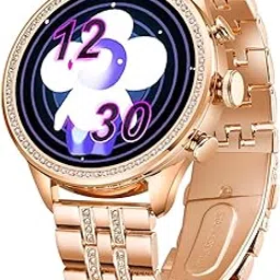 PunnkFunnk GEN 9 Smart Watch Specially Made for Girls & Women with Multi Features and Watch Faces, Music Smartwatch (Golden Strap, 1.30 Inch AMOLED Sunlight Proof Display)-picture-26