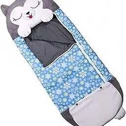 Adventure Lab Three-in-One Children’s Nap Sack | Kids Sleeping Bag, Blanket & Pillow Set | Foldable, Machine Washable, Dryer Safe Nap Mat for Camping, School & Sleepovers (Cat)-picture-31