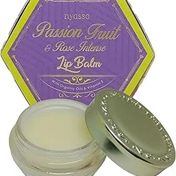 Nyassa Passion Fruit and Rose Intense lip balm with Shea Butter & Organic Sweet Almond Oil | Natural Ingredients |Nourished Lips | 6gm-picture-23