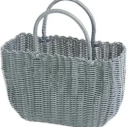 村田屋産業(murataya sangyo) Murataya Vinyl Basket Bag P.P Olive Bag 9668-picture-51