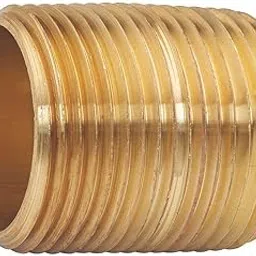 1/2 in x Close Thread Red Brass Pipe Nipple, Pipe Nipple-Each-picture-48