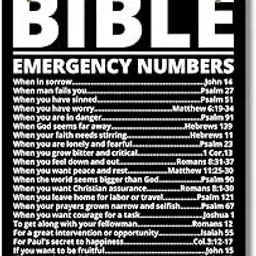Printality Bible Emergency Numbers Wall Hanging | A4 Size 4 mm Laminated MDF Christian Wall Décor | Faith Scripture Reference Board | Inspirational Gift for Home Office Church Prayer Room-picture-11