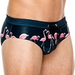 uxh New Sexy Men's Swimwear Low Waist Swimming Briefs Brazilian Cut Swimsuit Sport Surf Men Board Boxer-picture-29