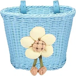 CALANDIS™ Kids Bike Basket Boys Girls Waterproof Bike Decoration Mini Handlebar Basket Blue | Baskets | Bicycle Accessories | Cycling-picture-13
