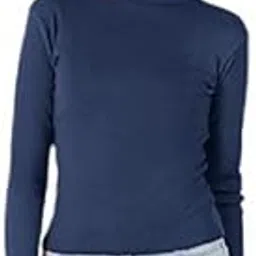 r lon RZLECORT Ribbed Turtle Neck Sweatshirt Casual Wear/Full Sleeves Tops for Women and Girls-picture-40