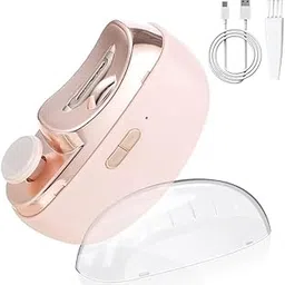 Dwariyan Electric Nail Clipper with LED Light, USB 2 in 1 Electric Nail Clipper Nail File with 2 Speeds Anti-Splash Electric Nail Trimmer Safe Electric Nail Clipper for Baby, Adult-image-86