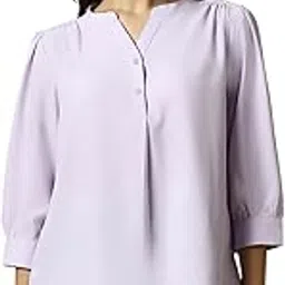 allen solly Women Lilac Solid Formal Top-picture-52