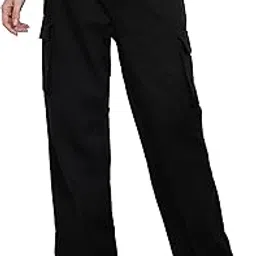 tokyo talkies Women's Straight Fit Wide Leg Trousers| Mid-Rise-picture-54