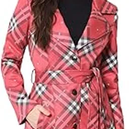trufit Checkered Single Breasted Long Coat-picture-41
