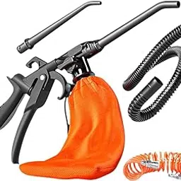 MYADDICTION Air Compressor Blower Vacuum 2 in 1 Auto Clean Industrial Vacuum Cleaner with Coiled Hose-picture-18