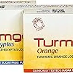 Turmgel Variety Pack of 3 (30 Lozenges)| Maintains Oral Hygiene & Relief from Cough, Cold & Sore Throat| 3 Flavours in a Pack - Orange, Tulsi, Mentholyptus| Sharpens Immunity| Sugar-Free-image-79
