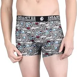 insanitee Men's Nylon Stretch Printed Trunk | Ultra-Soft, Breathable Innerwear for Men | Stylish & Supportive Fit-picture-27