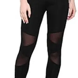 Women's Skinny Fit Yoga Pants ( AREO YPANT-002-150 _ Black _ Free Size )-picture-41