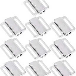 ATORSE 2x10 Sets Bikini Clips Hook & Snap Metal Strap Bra Fastener Swimwear 12mm-picture-40