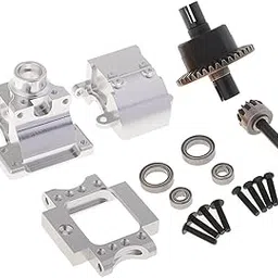The Style Sutra 1/Set Aluminum Alloy Front Rear Gearbox Assembly for HSP 1/10 RC Car Silver|Other RC Parts & Accs|1 Set Front Rear Gearbox Assembly-image-58