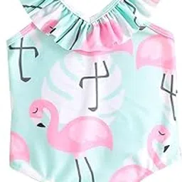 Baby Bucket Girls Ruffled Neck One Piece Swimsuit-image-20
