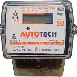Auto Tech Single Phase Two Wire Statics LCD Energy Meter, Submeter Electricity Meter For Reading-picture-13