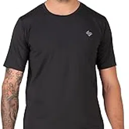 john ally Premium Men's Stretchable Gym Sports Half Sleeve T-Shirt Flexible, Moisture-Wicking, and Stylish with Round Neck Design-picture-32