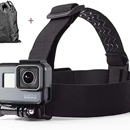 SS MART Pro Head Strap Mount with Original Anti-Slide Glue Compatible with SJCAM Xiaomi YI GoPro Hero Eken Action Camera (Black)-picture-23