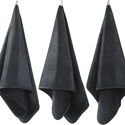 Wuwahold Microfiber Gym Towels Bigger Size Super Soft for Exercise Fitness, Sports, Workout, 380-GSM 15-Inch x 31-Inch Quick-Drying Towels (Pure Teal-Pink-Grey, 4 Pack)-picture-23