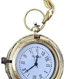 m.nautical star Shiny Brass Pocket Watch Handmade Design Royal Navy Look Working Pocket Watch Free Send Timer Key Chan-picture-38