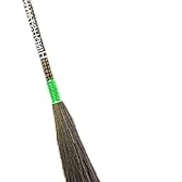 Pivalo Cone Floor Broom with Natural Soft No Dust Grass Long Stick Jhadu for Home Pantry Office Cleaning (Pack of 1, Random Colours)-picture-27
