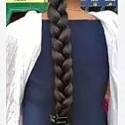 KEDIT Fashion Artifical Women Black Choti 60gm Hair extensions (KAC-124)-picture-14