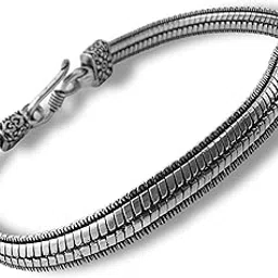 rudracraft 925 silver jewelry RUDRACRAFT 925 Sterling Silver Bracelet for Men – Vintage Link Chain Bracelet | Solid Silver Men’s Wrist Jewelry | Designer Gift for Him (BGOX15)-picture-46