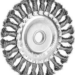 Wheel Brush, 0.63in Large Rotation Speed Wire Wheel Light Weight for Cleaning Hulls for Grinding Burrs for Removing Welds for Industrial-picture-30