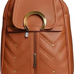 Stylish Backpack Collection for Women Fashion Travel and School Bag Elegant Everyday Carry Bookbag with Gold Decorative Ring-picture-47