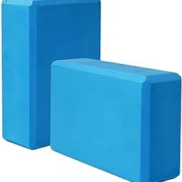 LAFILLETTE Yoga Blocks, EVA Foam Soft Non-Slip Yoga Brick for Yoga, Pilates, Meditation, Aid Balance, Fitness (BLUE)-picture-19