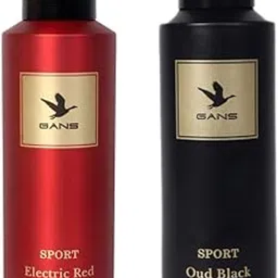 Gans Sport Electric Red Deodorant Spray 200ML and Gans Sport Oud Black Deodorant Spray 200ML-picture-26