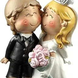 Bride And Groom Sculpture Wedding Cake Topper For Engagement Miniature Scene | Home & Garden | Home D?©Cor | Figurines-picture-41