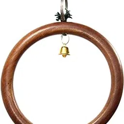 Eshan Pet Products Bird Toys Wooden Toys for Birds | Wooden Beads Bird Toys | Small Bird Toys for Parakeets | Budgies Toys | Cockatiels | Conure | Swing for Birds | Bird Cage Toys (Ring-2)-picture-15