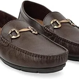 Imperio Men Textured Leather Casual Loafer-image-49