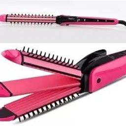 POCKETFRIENDIES Professional Hair Styler 3 In 1 Straightener,Crimper,And Curler B125-picture-64