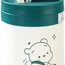 Gurjas Fancy Kitchen Cute Tumbler for Kids with Straw, Anti-Leak Sipper Bottle for Boys and Girls,Creative Double Layer Glass Cartoon Kids Thermal Cup Portable (400 MI)– Assorted Colour (1 Pcs)-picture-11